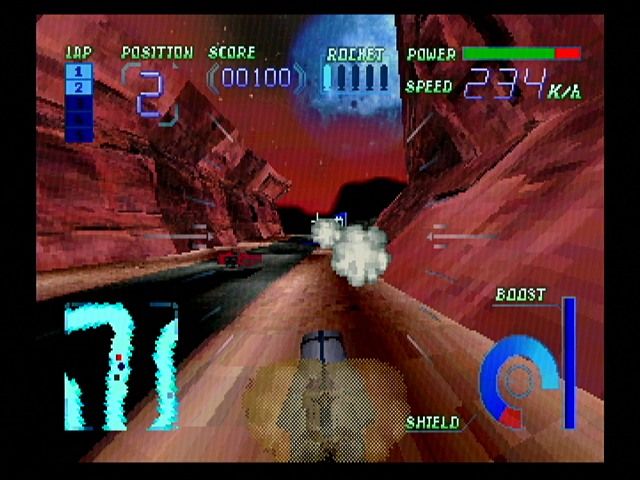 Cyber Speedway screenshot 5 for Sega Saturn